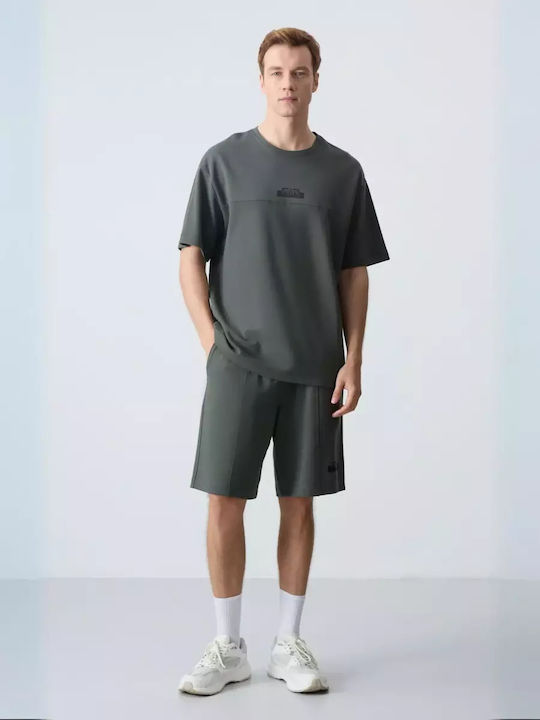 Pantaloni Scurți Bărbați Set Gri