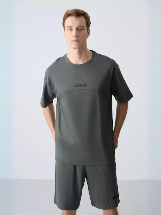 Pantaloni Scurți Bărbați Set Gri