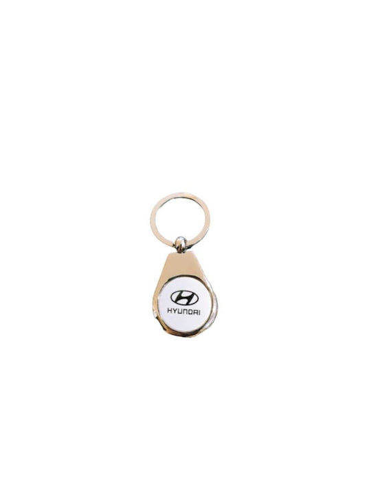 HYUNDAI metal keychain nickel 3843-k