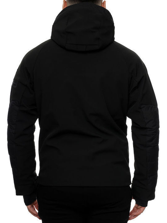 Icepeak 57885380-990 Ανδρικό Μπουφάν για Σκι & Snowboard Μαύρο