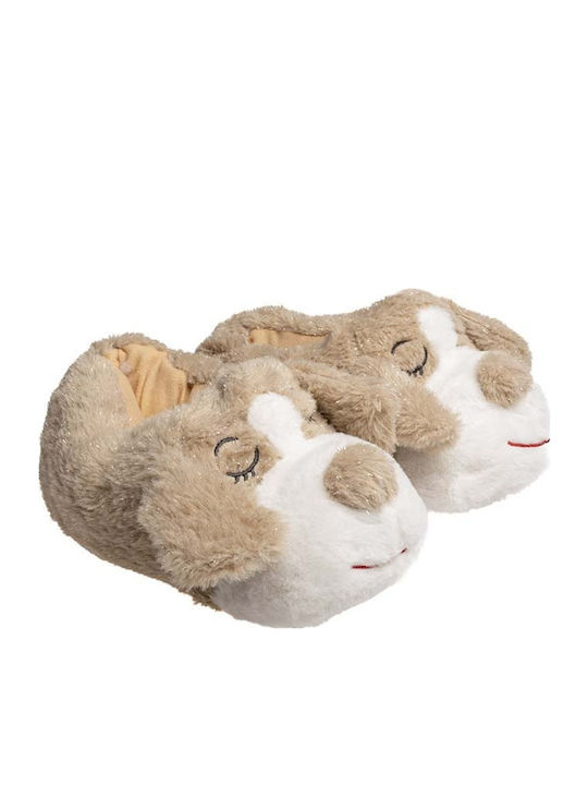 Winter Women's Slippers Beige