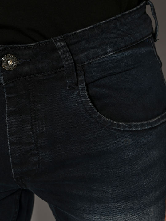 Herren Jeanshosen Elastisches Slim Fit Blau