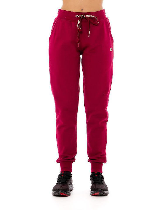 Be:Nation Sweatpants Burgundy