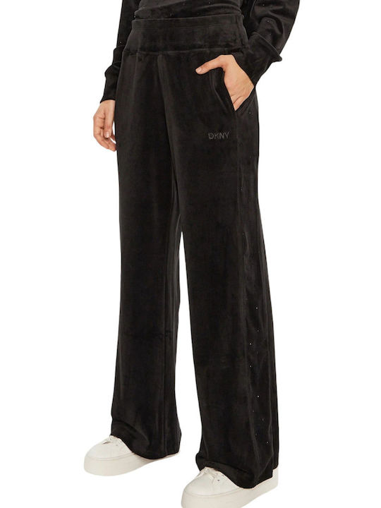 DKNY Sweatpants Velvet Black