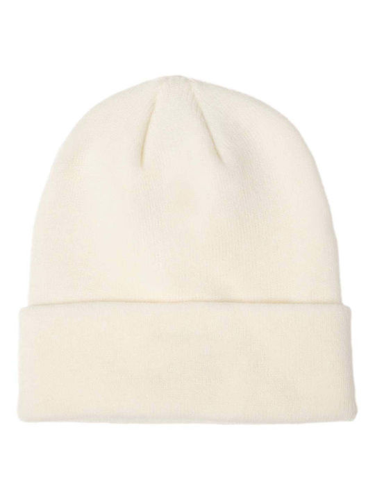 Beanie Unisex Beanie Knitted in White color