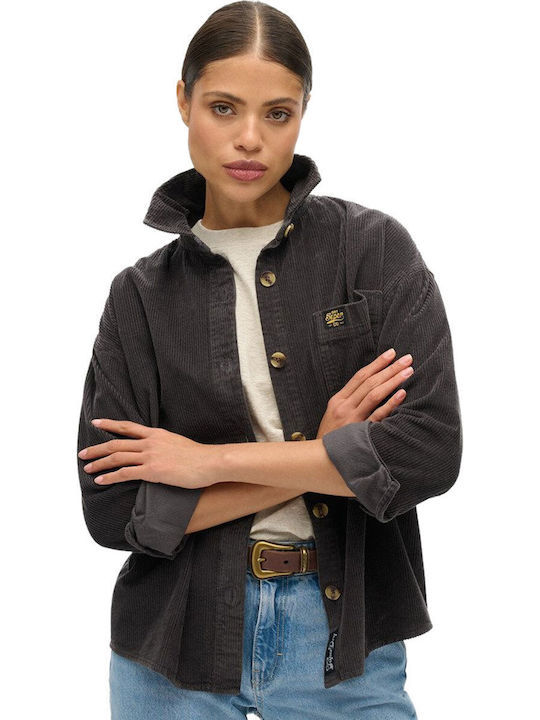 Γυναικείο Μαύρο Overshirt