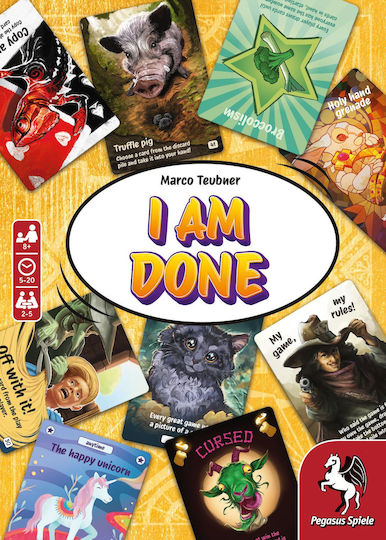 Board Game I Am Done for 2-5 Players 8+ Years Old (EN) Pegasus Spiele