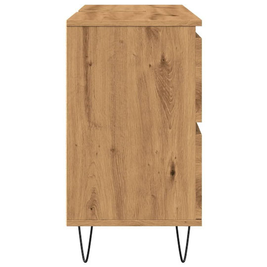 vidaXL Countertop without Sink L80xW33xH60cm Oaks