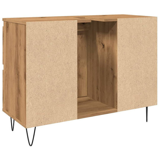 vidaXL Countertop without Sink L80xW33xH60cm Oaks