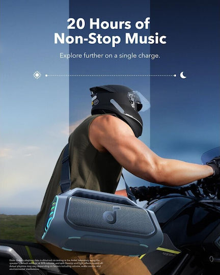 Anker Soundcore Boom 2 Plus Αδιάβροχο Ηχείο Bluetooth 140W με Διάρκεια Μπαταρίας έως 20 ώρες Explorer Blue