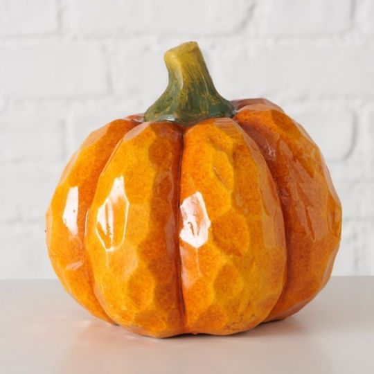 Boltze Set of Decorative Pumpkins made of Ceramic Material 13.5x11cm 2pcs
