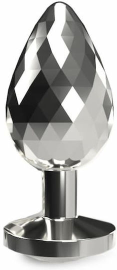 ToyJoy Diamond Anal Plug Medium Silver