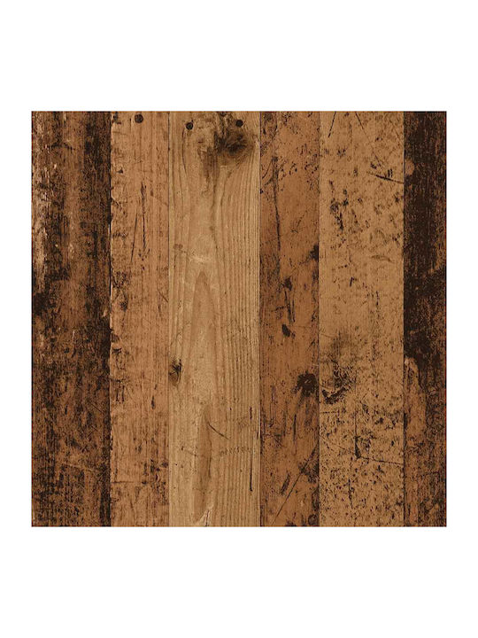 Corner Shelf Wall Coffee 33x33x132cm
