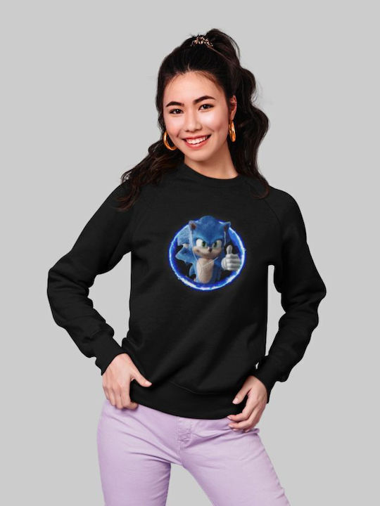 Sonic w sweatshirt - WHITE