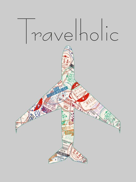 Travelholic Sweatshirt - WHITE