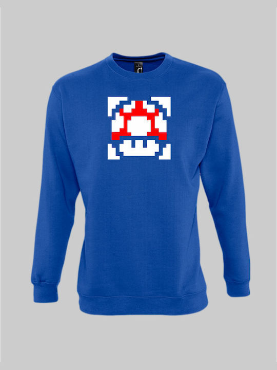 Hanorac Super Mario Mushroom - ROYAL BLUE