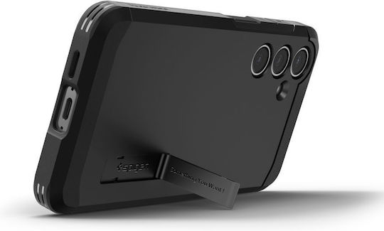 Spigen Tough Umschlag Rückseite Silikon / Kunststoff 0.3mm Schwarz (Galaxy S24 FE)
