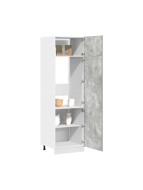 Кухненска Колона Сив 60x57x207бр