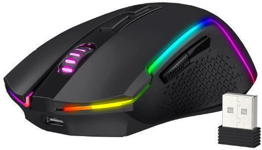 Redragon M693 Ασύρματο RGB Gaming Ποντίκι 8000 DPI Μαύρο