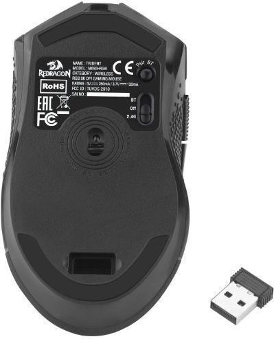 Redragon M693 Ασύρματο RGB Gaming Ποντίκι 8000 DPI Μαύρο