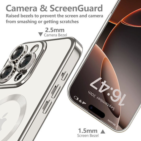Tech-Protect Magflex Back Cover Silicon / Plastic Transparent (iPhone 16 Pro Max)