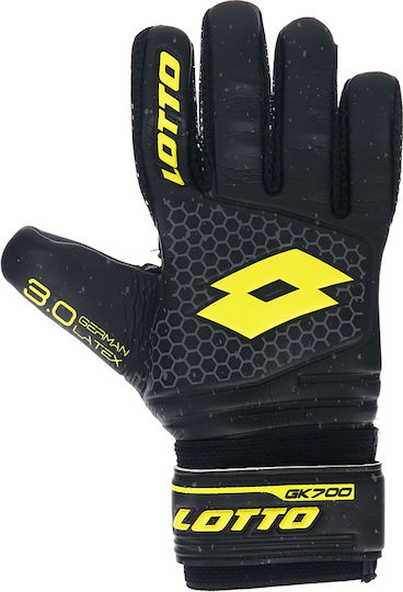 Lotto GK 700 II Goalkeeper Gloves Adults Black