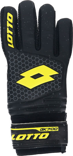Lotto GK 700 II Goalkeeper Gloves Adults Black