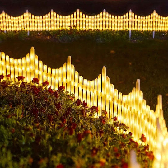 Beleuchtet Weihnachtliche Figur Zaun Weiß 280x280cm