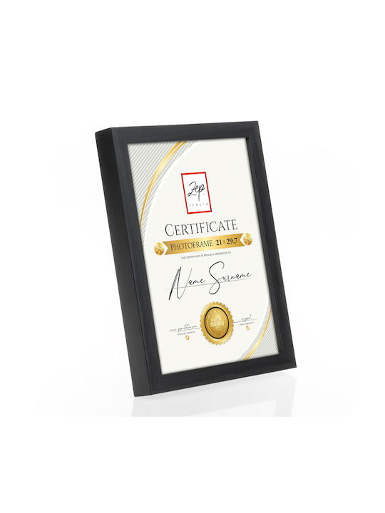 Κορνίζα Zep Certificate 21x29.7 Μαύρη