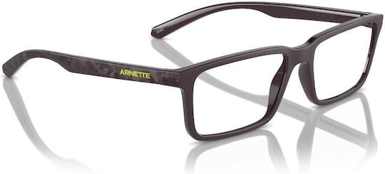 Arnette Plastic Eyeglass Frame Burgundy AN7253 2941