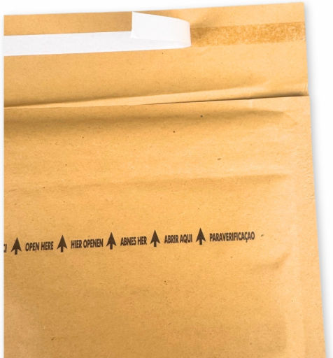 thessPACK Envelope Bag Type with Bubble Wrap 1pcs in Brown Color