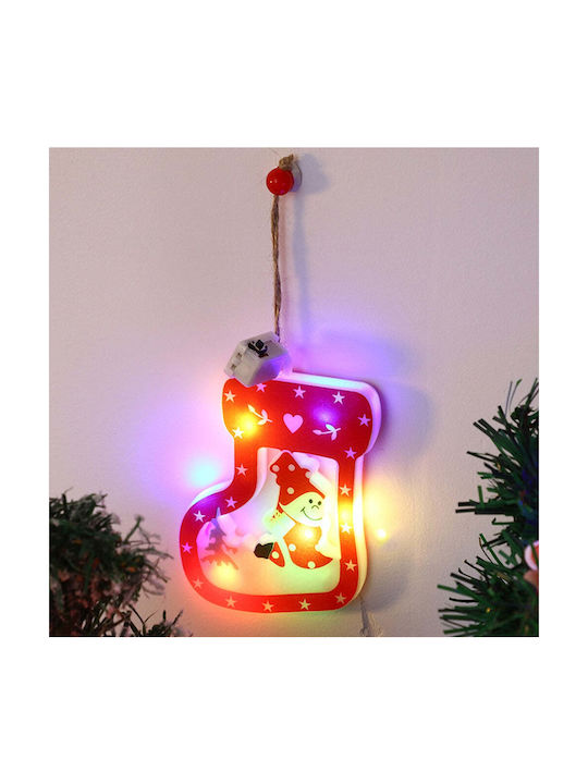 Ornament suspendat Cizmă Roșie 12x12buc Set 5buc