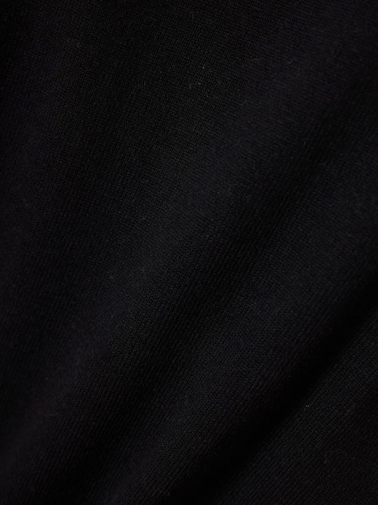 Women's Long Sleeve Sweater Cotton Black