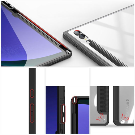 Dux Ducis Flip Cover Neagră (Samsung Galaxy Tab S10 Ultra)
