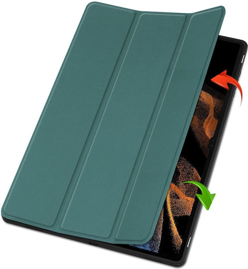 Erbord Flip Cover Durabilă Verde Samsung Galaxy Tab S10 Ultra