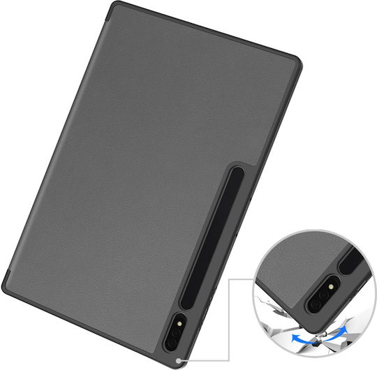Erbord Flip Cover Durable Gray Samsung Galaxy Tab S10 Ultra