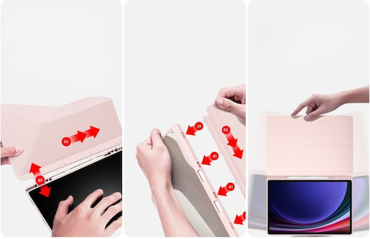 Dux Ducis Flip Cover Ροζ (Samsung Galaxy Tab S10+ Plus)