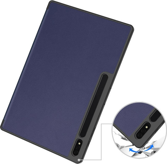 Erbord Flip Cover Dauerhaft Marineblau (Samsung Galaxy Tab S10 Ultra)