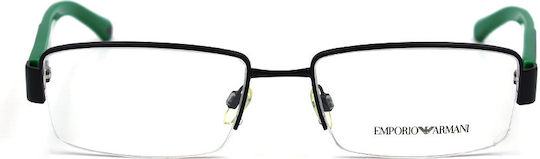 Emporio Armani Metal Eyeglass Frame Black EA1001 3014