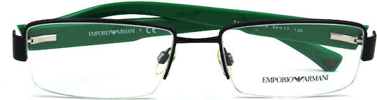 Emporio Armani Metal Eyeglass Frame Black EA1001 3014