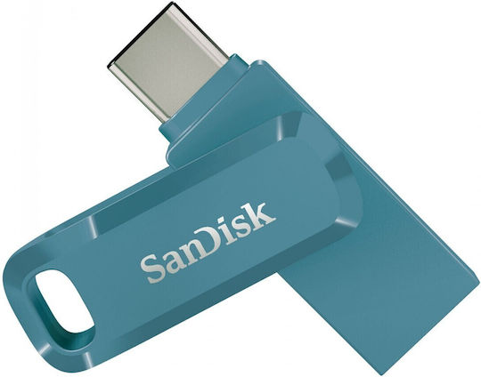 Sandisk Ultra Dual 64GB USB 3.1 Stick mit Verbindung USB-A & USB-C Navagio Bay