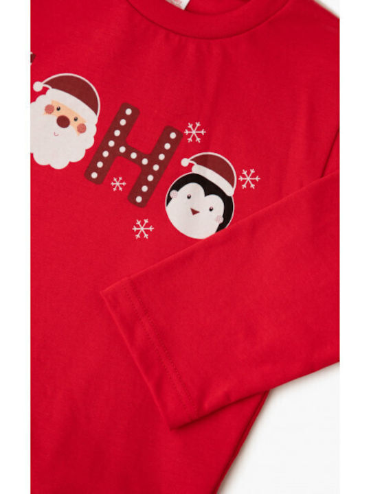 Minerva Kids Pyjamas Winter Cotton red