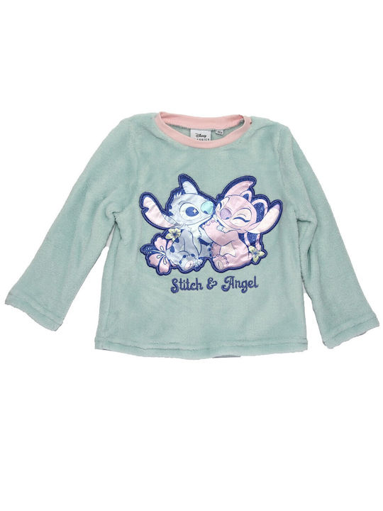 Disney Kinder Schlafanzug Winter Fleece Coral, Mint