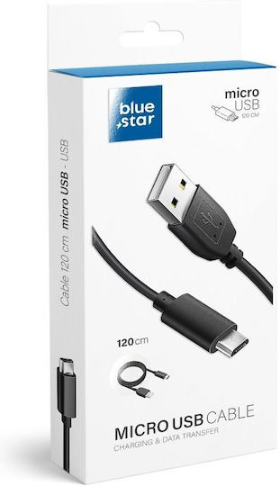 Blue Star Lite 1.2m Regular USB 2.0 to micro USB Cable