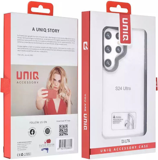Tuniq Back Cover Πλαστικό / Σιλικόνης Μαύρο (Galaxy S24 Ultra)