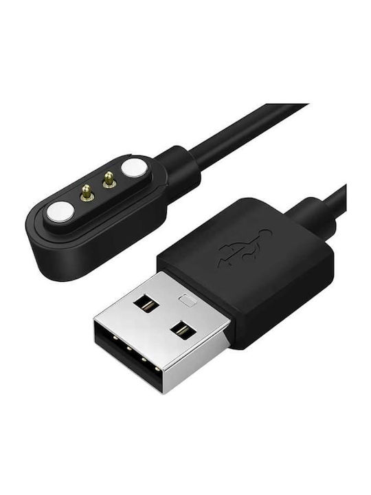 Usb Charging Φορτιστής για Mi Haylou LS01, Mi Haylou LS02 Μαύρος