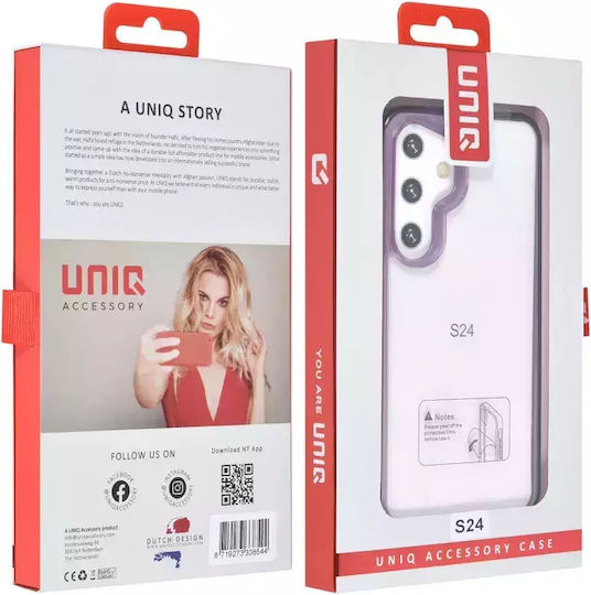 Tuniq Back Cover Plastic / Silicone Purple (Galaxy S24)