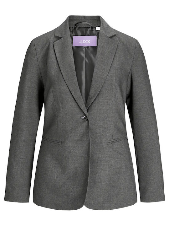 Jack & Jones Γυναικείο Σακάκι Dark Grey Melange