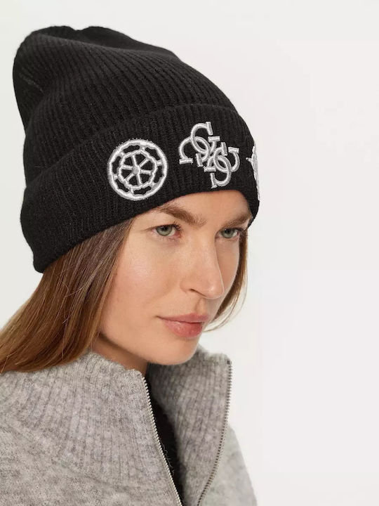 Beanie Frauen Beanie Gestrickt in Schwarz Farbe
