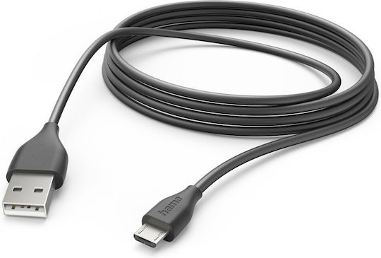 Hama Usb-a Micro USB Cable 3 M Black 002015880000